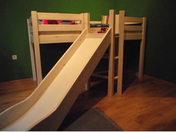 Csúszdás ágy - Focus Bútor